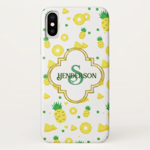Aangepast ananas iPhone x hoesje