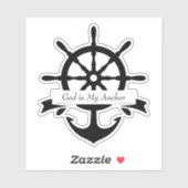 Aangepast anker sticker (Vel)