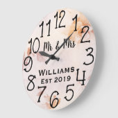 Aangepast Antiek Floral Grote Klok (Hoek)