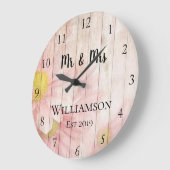 , aangepast Antiek Roos Grote Klok (Hoek)