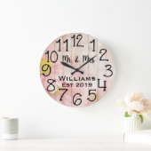 , aangepast Antiek Roos Grote Klok (Huis)