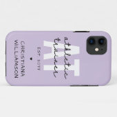 Aangepast Athletic Trainer bij atletische training Case-Mate iPhone Case (Achterkant (horizontaal))