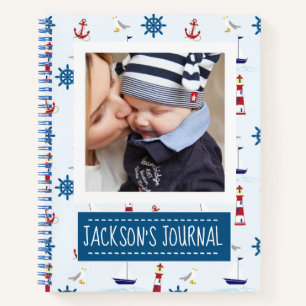 Aangepast Baby fotoblad voor autisch patroon Notitieboek