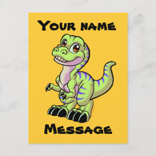 Aangepast baby Rex Briefkaart