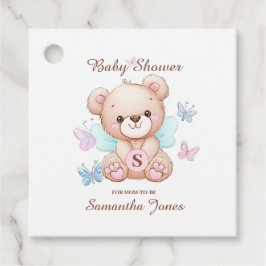 Aangepast Baby shower Bedankjes Labels