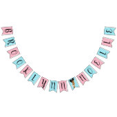 Aangepast Baby shower Bunting Vlaggetjes (Alle)