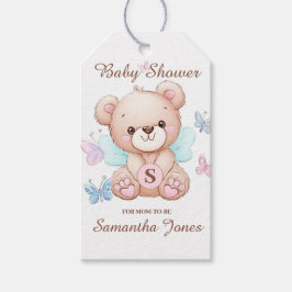 Aangepast Baby shower Cadeaulabel