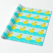 Aangepast Baby shower Cadeaupapier (Uitgerold)