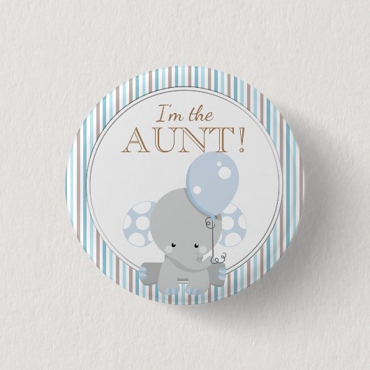 Aangepast Baby shower Partij I BEDRAG Button (Voorkant)