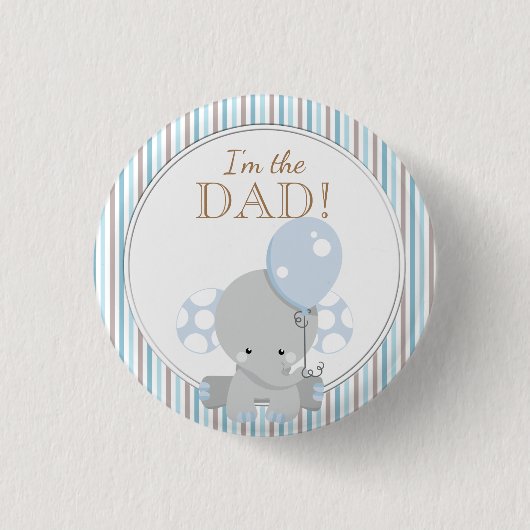 Aangepast Baby shower Partij I ben de DAD Button (Voorkant)