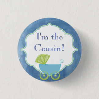 Aangepast Baby shower Partij Ik ben de Neef Button