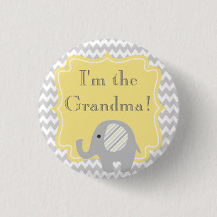 Aangepast Baby shower Partij Ik ben de oma Button
