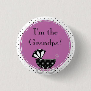 Aangepast Baby shower Partij Ik ben opa Button