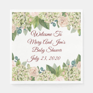 Aangepast Baby shower Servet