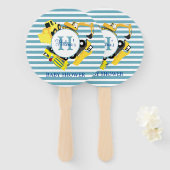 Aangepast Baby shower voor de bouw van vrachtwagen Handwaaier (Voorkant en achterkant)