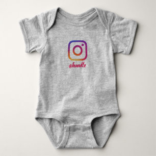 Aangepast baby voor instagram romper