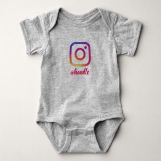 Aangepast baby voor instagram romper