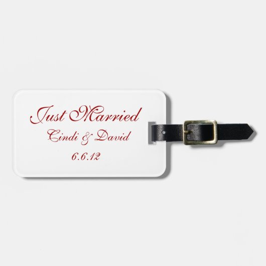 Aangepast Bagagelabel (Voorkant horizontaal)