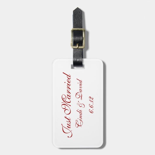 Aangepast Bagagelabel (Voorkant verticaal)