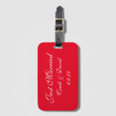 Aangepast Bagagelabel (Voorkant (verticaal))