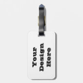 Aangepast Bagagelabel (Achterkant verticaal)