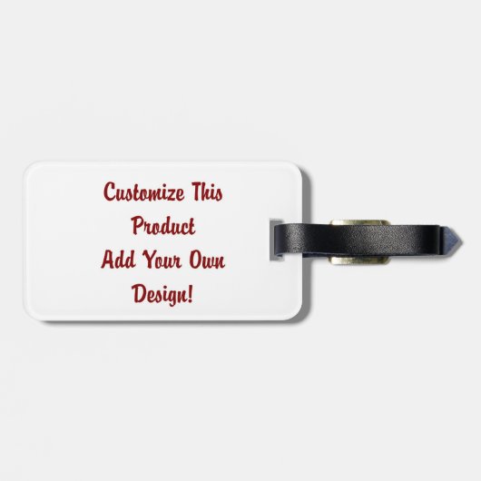 Aangepast - Bagagelabel (Achterkant horizontaal)