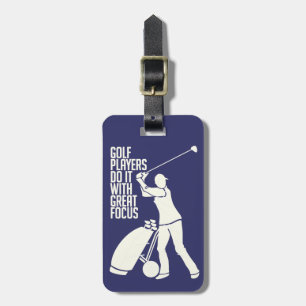 Aangepast bagagelabel Golf Player
