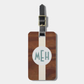 Aangepast Bagagelabel modelhoutpatroonpremie (Voorkant verticaal)