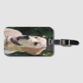 Aangepast Bagagelabel voor Dog Photo (Voorkant (horizontaal))