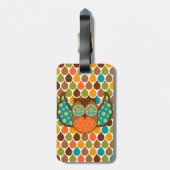 Aangepast Bagagelabel voor Owl Boheme (Achterkant verticaal)