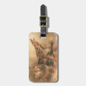 Aangepast Bagagelabel Wolven (Voorkant verticaal)