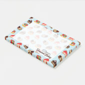 Aangepast Bakkerij Dessert Design Post-it® Notes (Schuin)