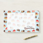 Aangepast Bakkerij Dessert Design Post-it® Notes (Op bureau)