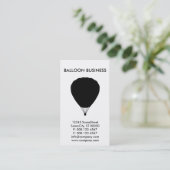 aangepast balloing visitekaartje (Staand voorkant)