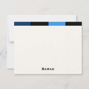 Aangepast Barak dankzij papier Notitiekaartje