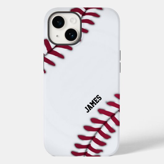 Aangepast Baseball Case-Mate iPhone Case (Achterkant)