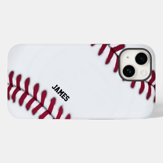 Aangepast Baseball Case-Mate iPhone Case (Achterkant (horizontaal))
