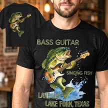 Aangepast Basgitaar Spelen Basgitaar Meer Vissen L