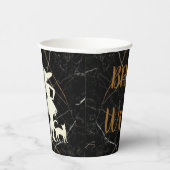 Aangepast BASISKat Funny Cool Aesthetic Cute Papieren Bekers (Rechts)