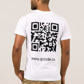 Aangepast basislakkanvas t-shirt (Achterkant)