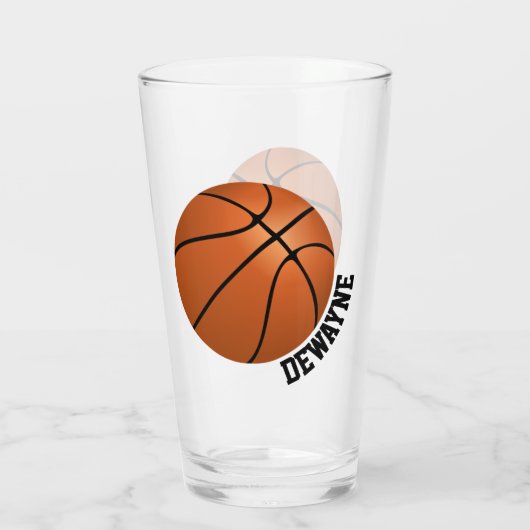 Aangepast Basketball Glas (Achterkant)