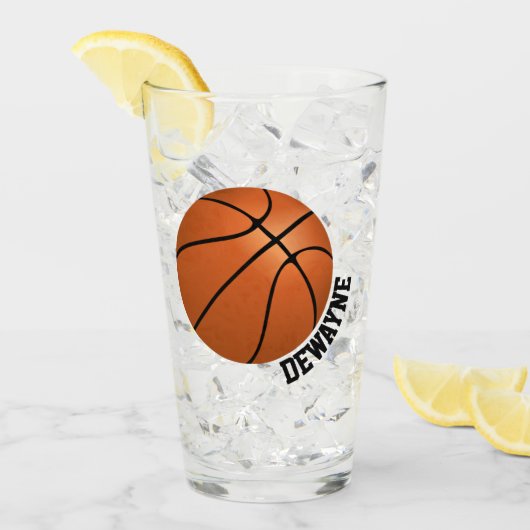 Aangepast Basketball Glas (Voorkant ijs)