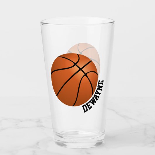 Aangepast Basketball Glas (Voorkant)