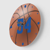 Aangepast Basketball-nummer Grote Klok (Hoek)