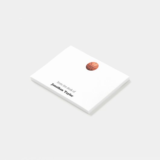 Aangepast Basketball Post-it® Notes (Schuin)