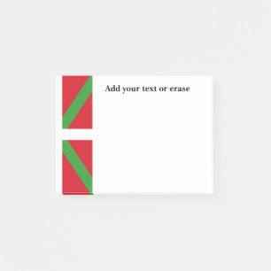 Aangepast, Baskische nationale vlag Ikurriña: Post-it® Notes