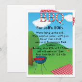 Aangepast BBQ op maat Kaart (Voorkant / Achterkant)