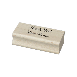 Aangepast bedankt! stamp 	rubberstempel