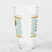 Aangepast, bedankt voor je cadeautjes voor Footbal Glas (Links)