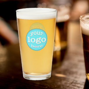 Aangepast Bedrijf Bar Team Logo Branded Beer Glas